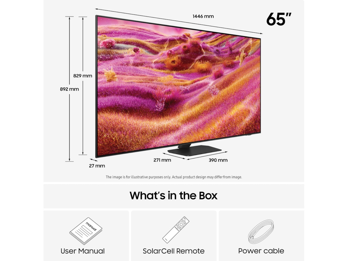 Samsung 65" QN90F Neo QLED 4K Mini LED Smart TV (2025) 60 - 69 tommer TV