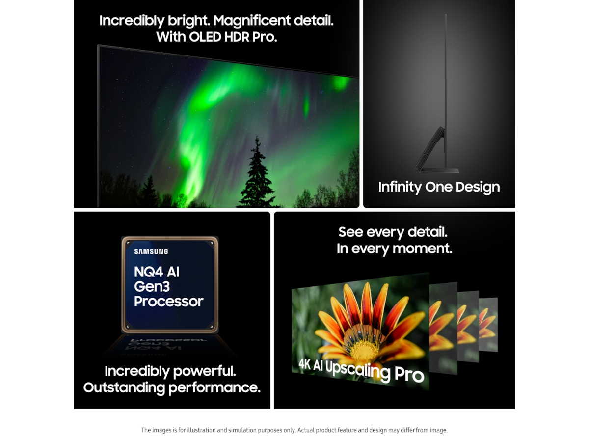 Samsung 83" S95F OLED 4K Smart TV (2025) Over 80 tommer TV