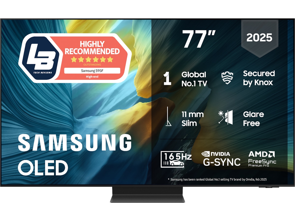 Samsung 77" S95F OLED 4K Smart TV (2025) 70 - 79 tommer TV