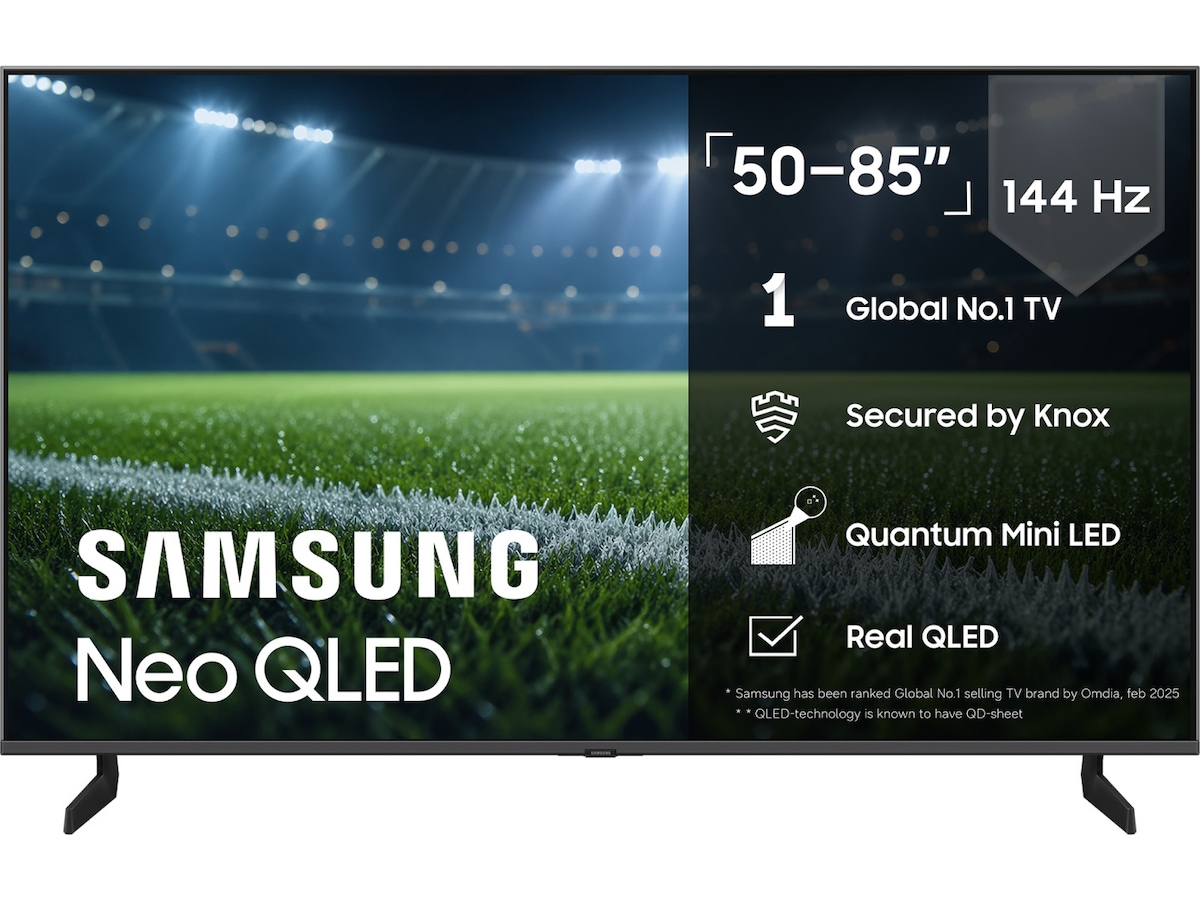 Samsung 50" QN80F Neo QLED 4K Mini LED Smart TV (2025) 50 - 59 tommer TV