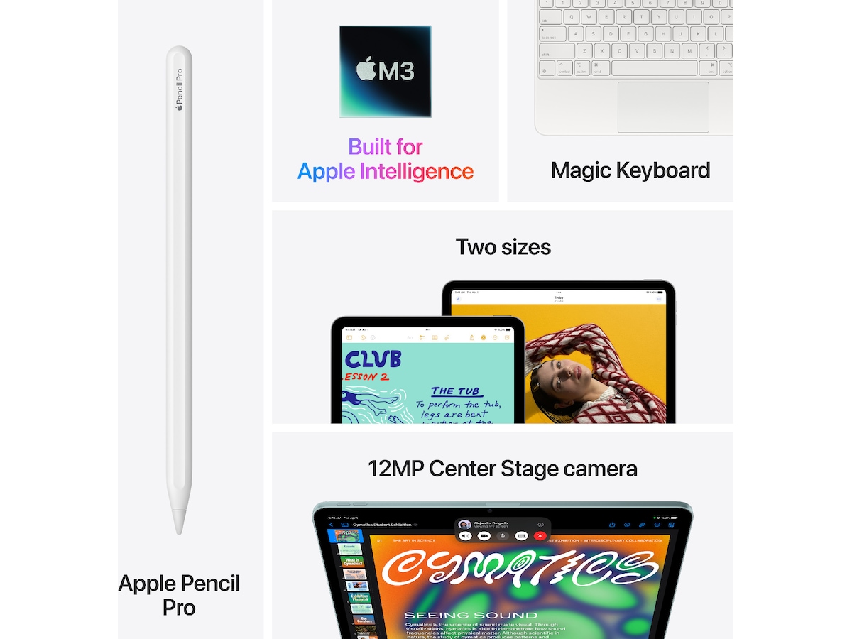 iPad Air 13" (2025) 512GB WiFi (blå) Nettbrett / iPad