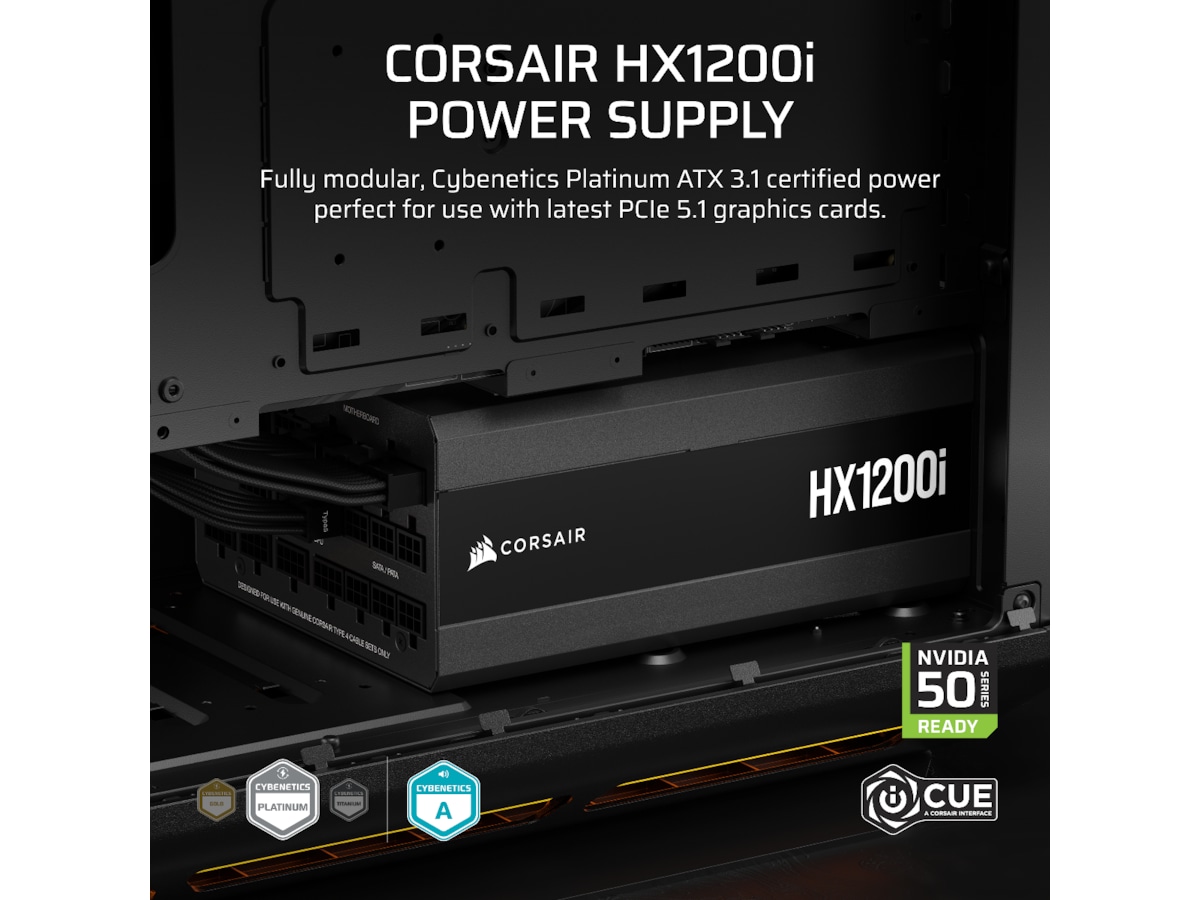 Corsair HXi Series HX1200i PSU (sort) Enheter