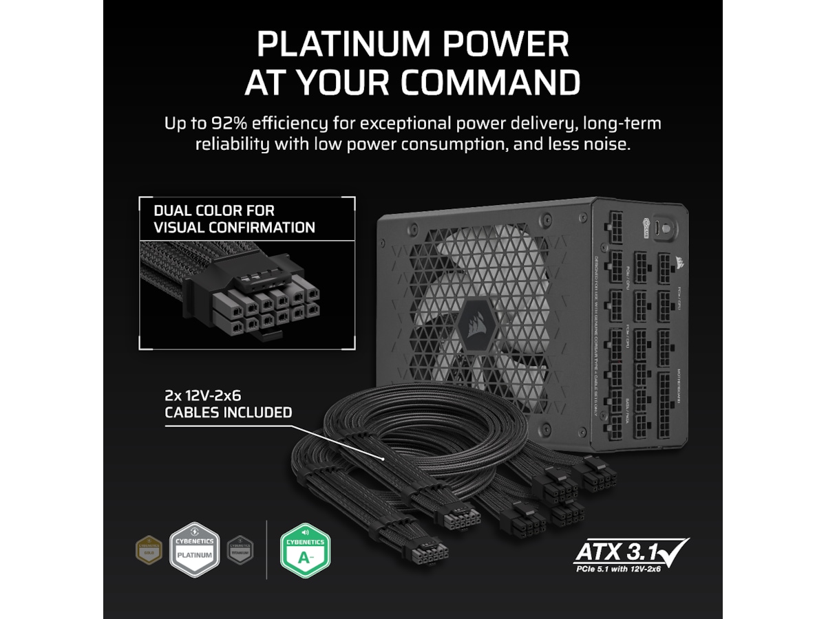 Corsair HXi Series HX1500i PSU (sort) Enheter