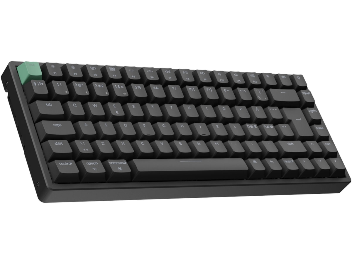 Keychron K2 HE QMK trådløst gamingtastatur (sort) -B-Grade Demo tastatur
