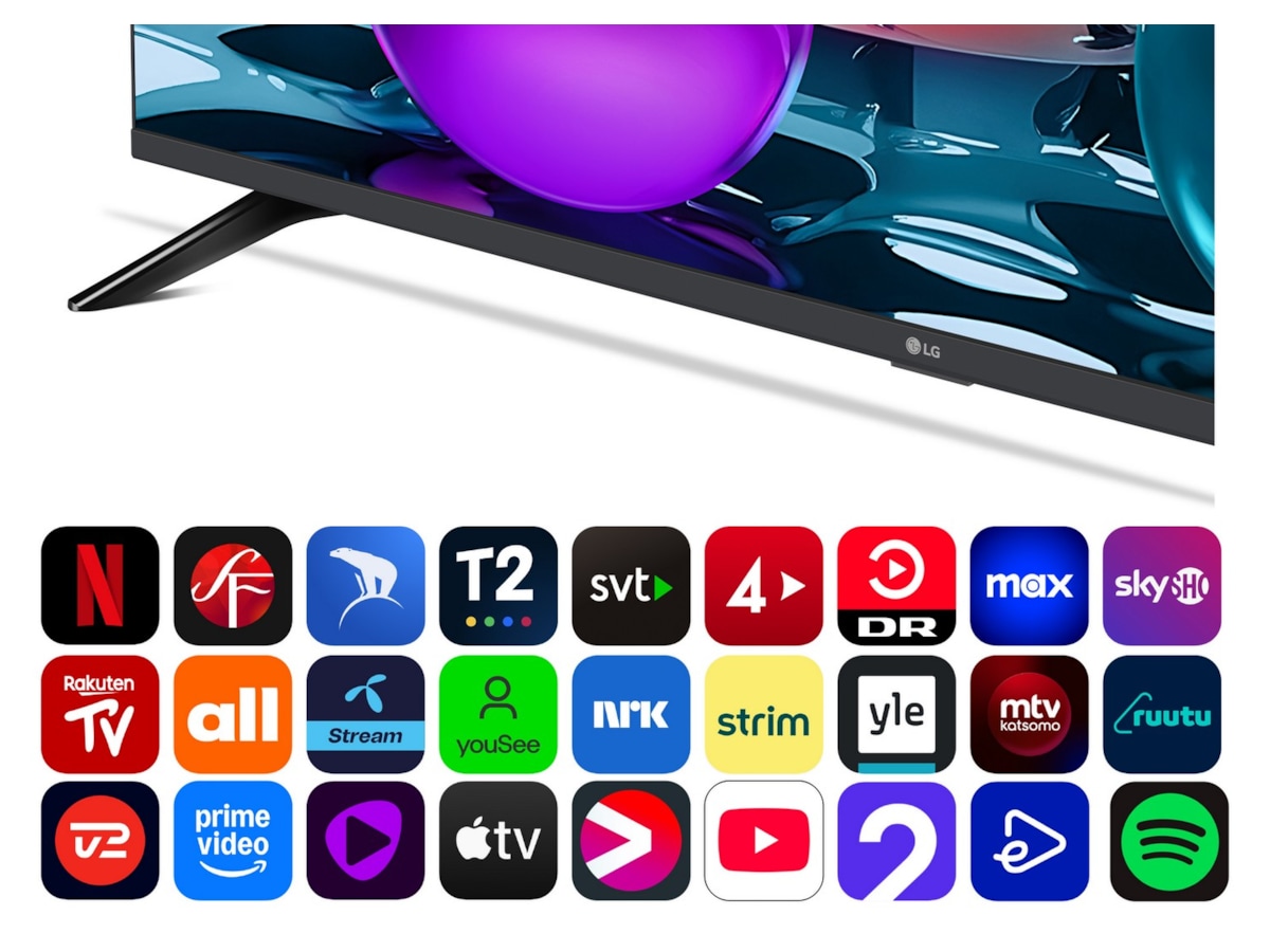 LG 50" UA73 AI 4K UHD Smart TV (2025) 50 - 59 tommer TV