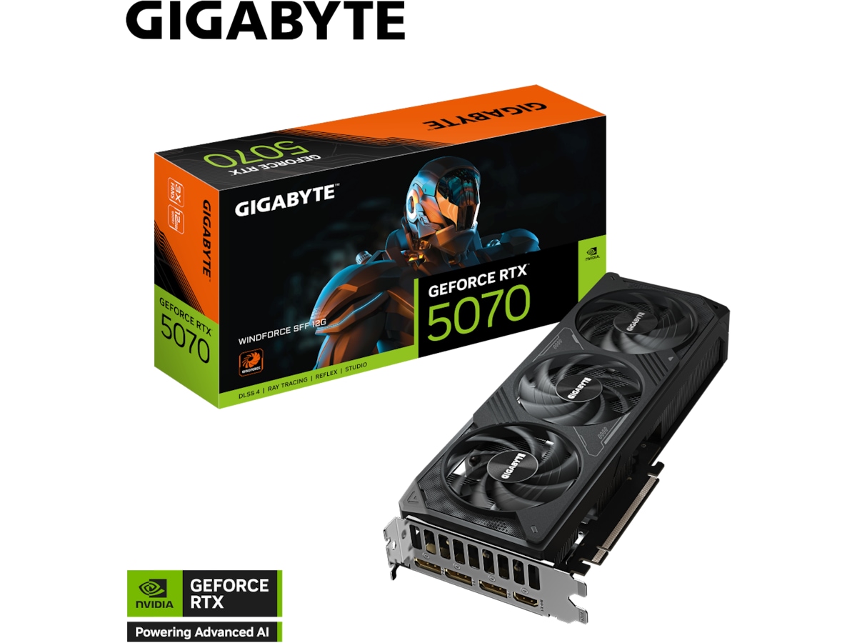 Gigabyte GeForce RTX 5070 WINDFORCE SFF Skjermkort