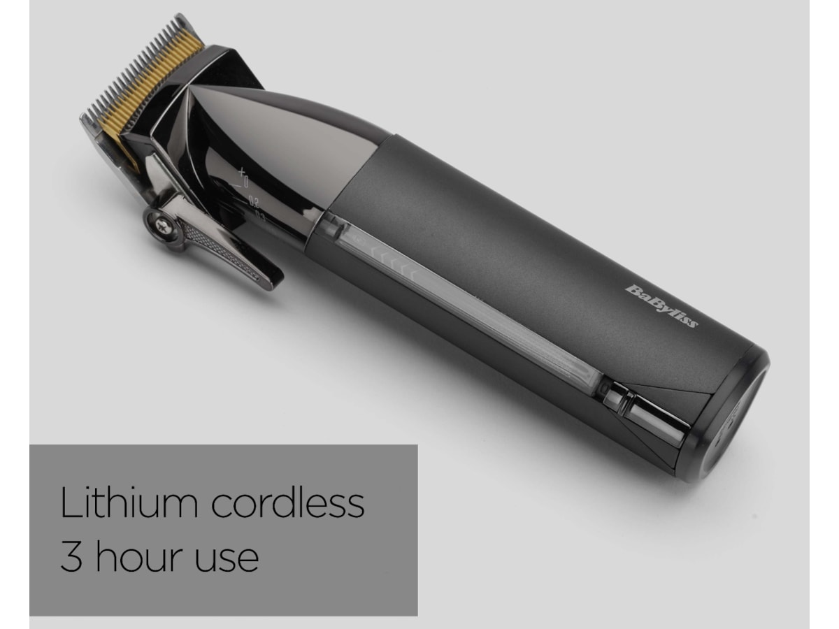 BaByliss Super X Metal Hårklipper (sort) Hårklippere