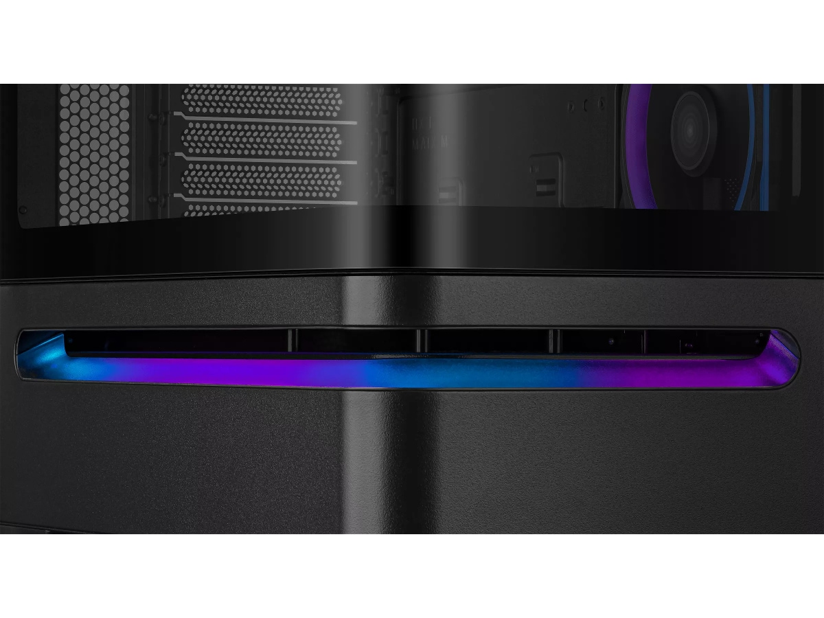 Asus PRIME AP202 TG ARGB mATX Tower (sort) Mini/Micro/Nano tower