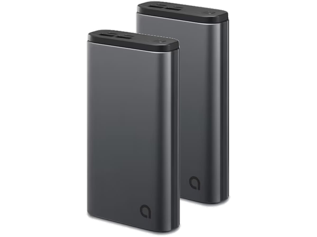 Andersson Powerbank 20.000 PD/QC 3.0 V2 2 pk (space gray) Powerbank