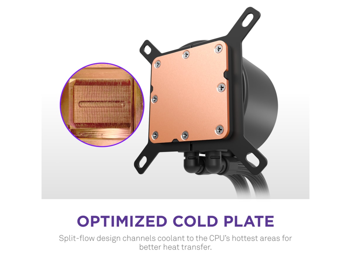 NZXT Kraken Plus 240 Kjøler (sort) CPU - Vannkjøling