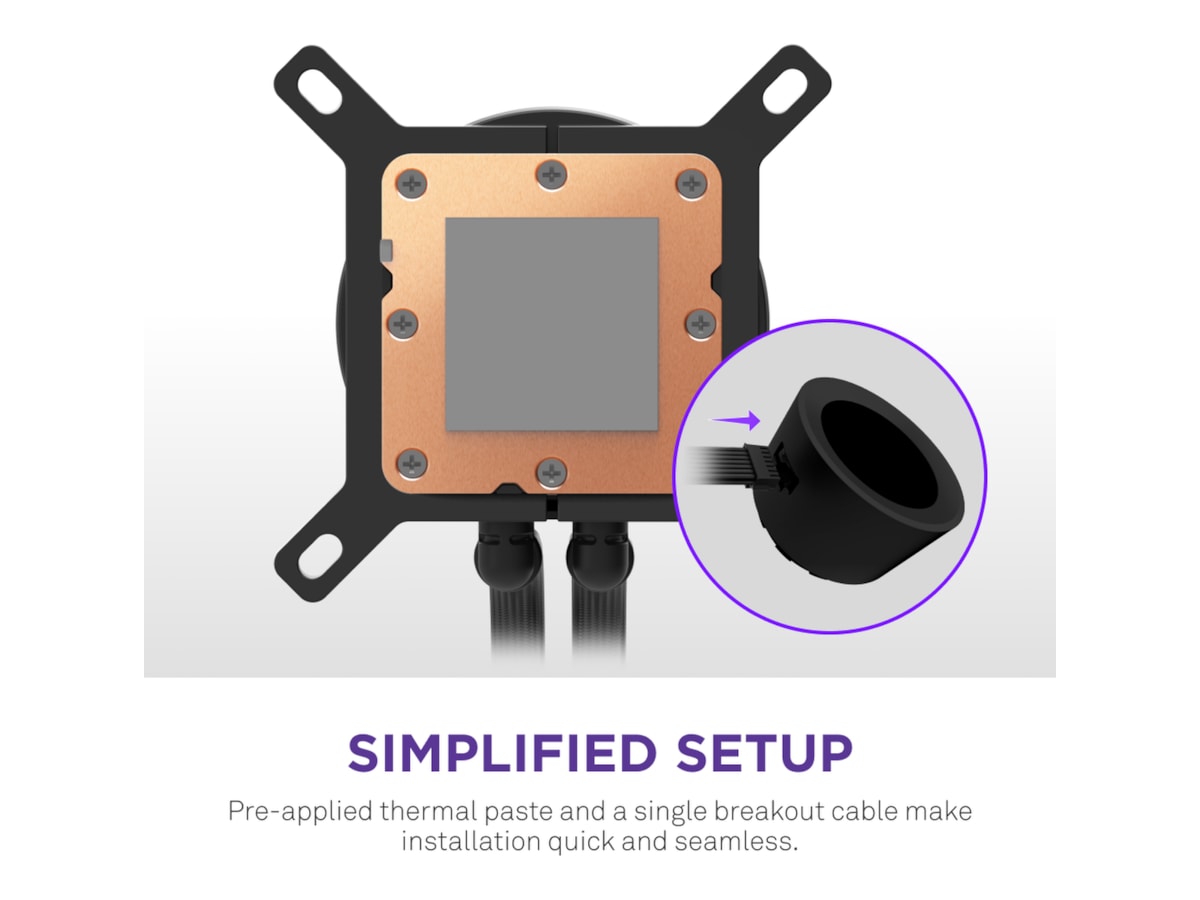 NZXT Kraken Plus 360 Kjøler (sort) CPU - Vannkjøling