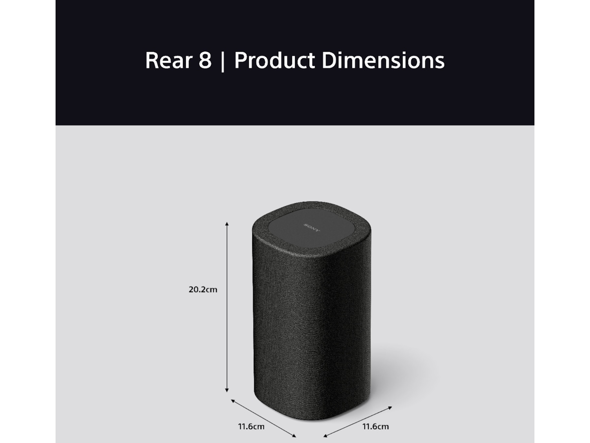 Sony BRAVIA Theatre Rear 8 høyttalere Høyttalere