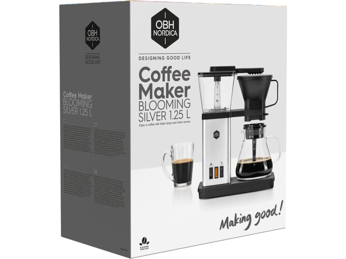 OBH Nordica Blooming 2411 kaffemaskin Kaffetraktere