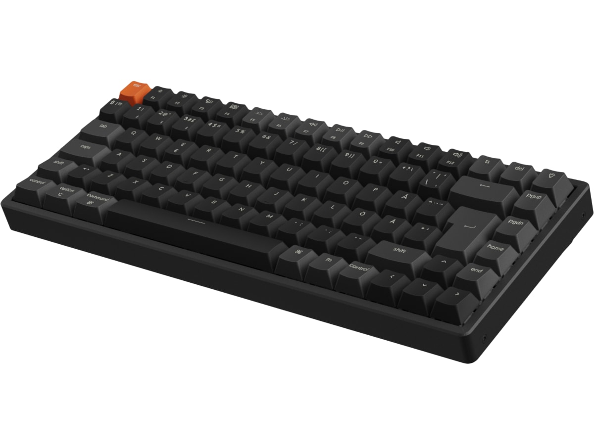 Keychron K2 V3 RGB Aluminium Hot Swap QMK Super Red trådløst tastatur Gamingtastatur