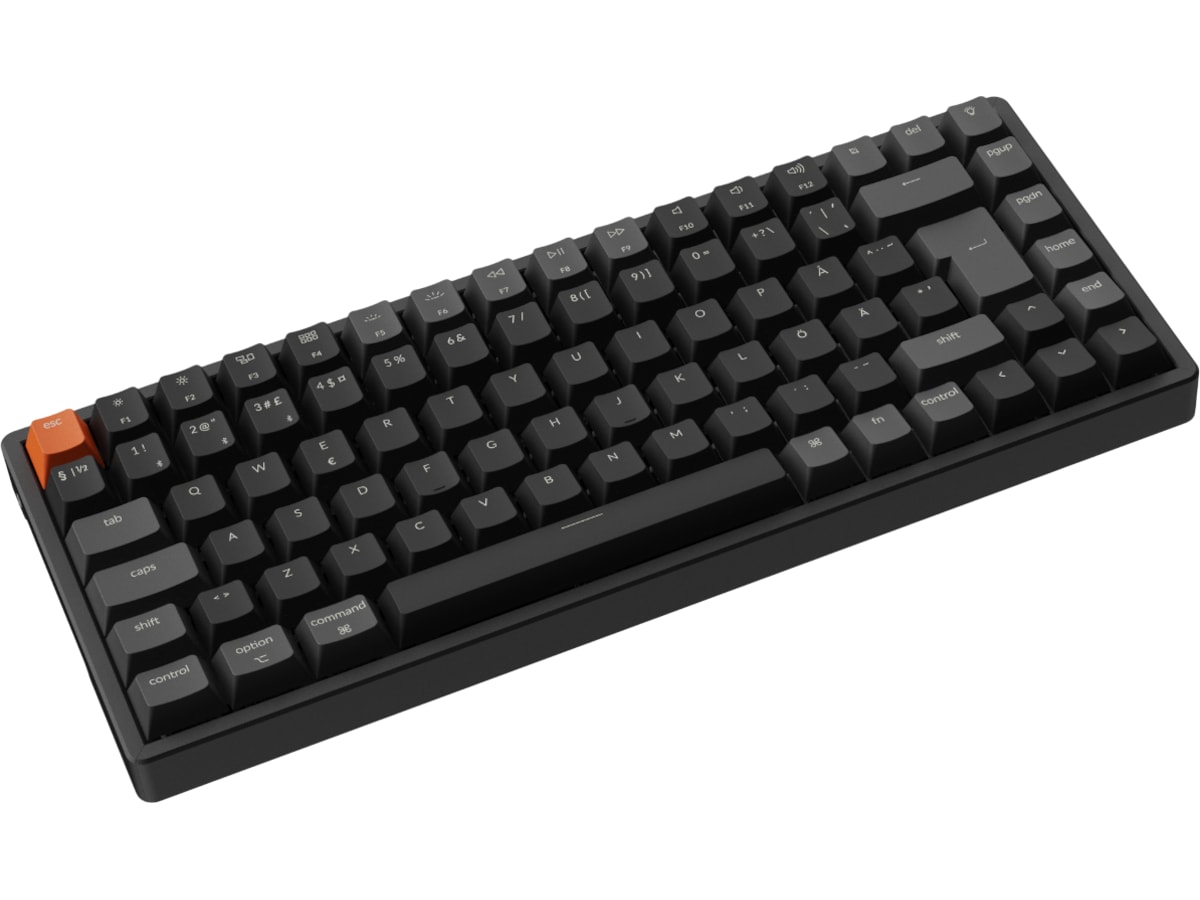 Keychron K2 V3 RGB Aluminium Hot Swap QMK Super Red trådløst tastatur Gamingtastatur
