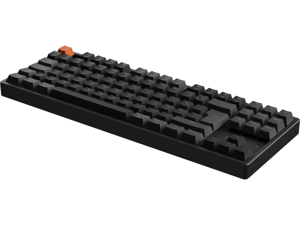 Keychron K8 V2 RGB Aluminium Hot Swap QMK Super Red trådløst tastatur Gamingtastatur