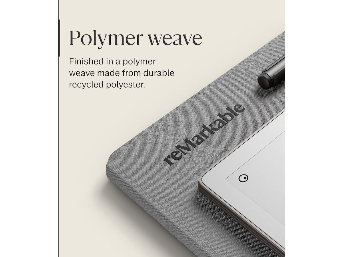 reMarkable Paper Pro Book Folio (grå) Tilbehør til digitale notatblokker
