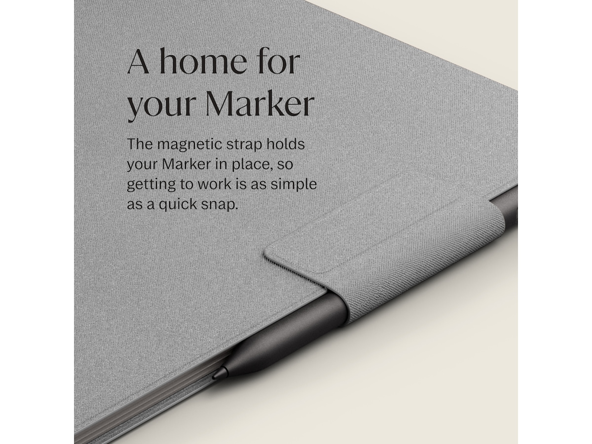 reMarkable Paper Pro Book Folio (grå) Tilbehør til digitale notatblokker