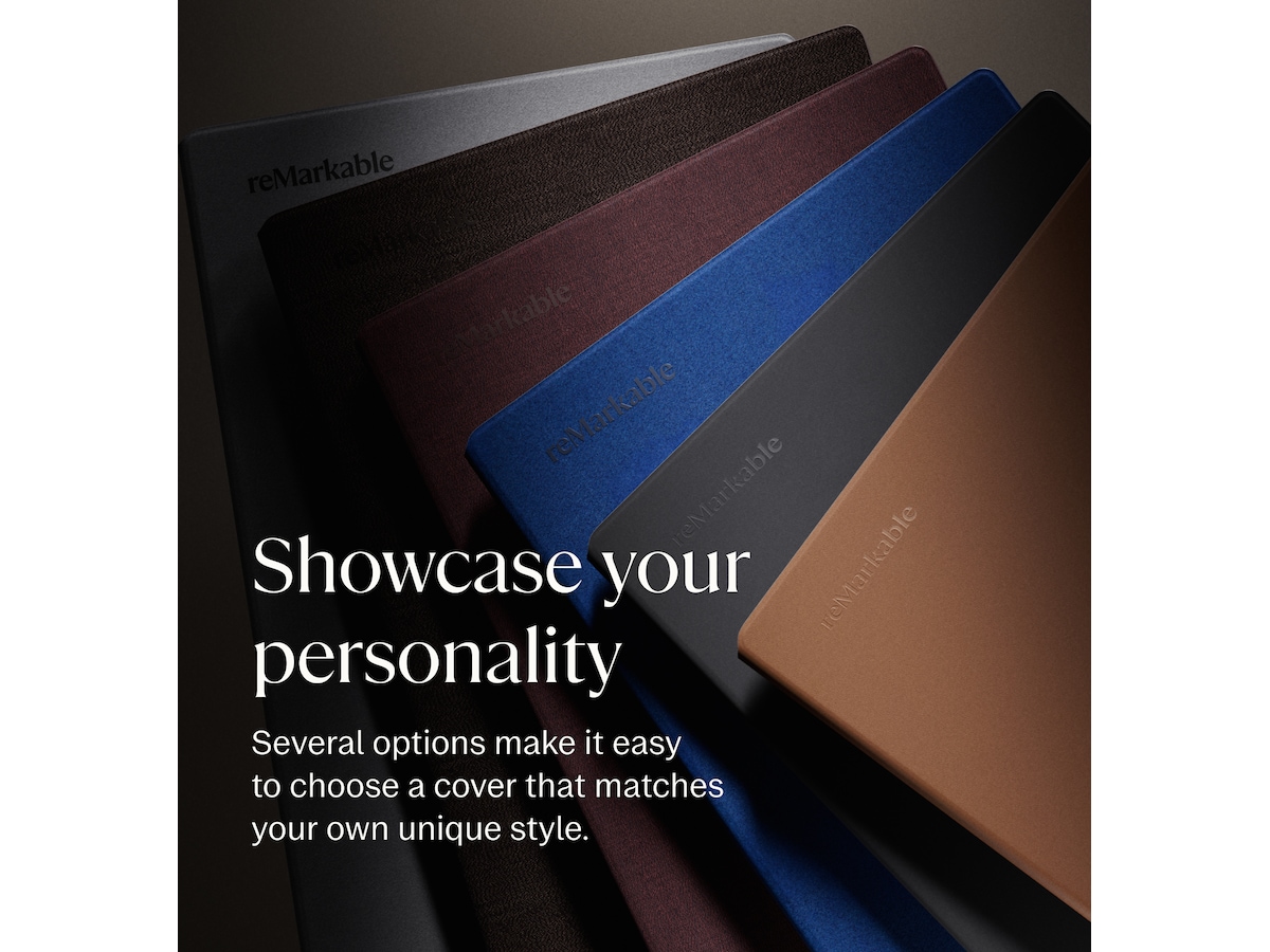 reMarkable Paper Pro Book Folio (grå) Tilbehør til digitale notatblokker