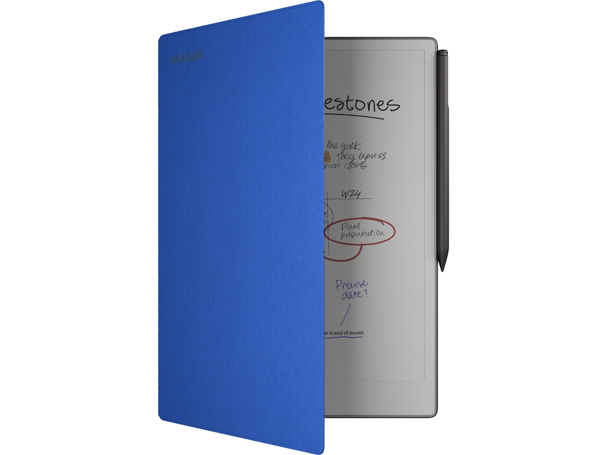 reMarkable Paper Pro Book Folio (kobolt) Tilbehør til digitale notatblokker