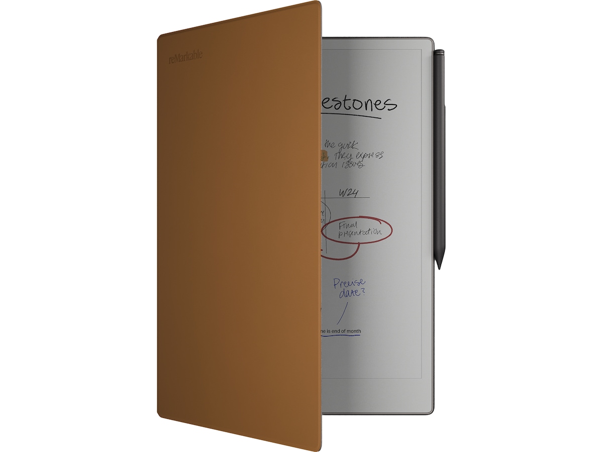 reMarkable Paper Pro Book Folio (brun) Tilbehør til digitale notatblokker