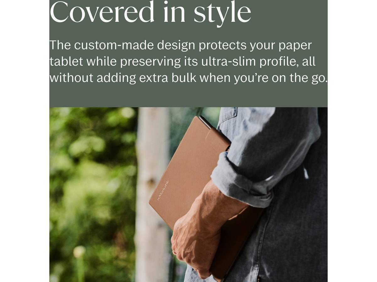 reMarkable Paper Pro Book Folio (brun) Tilbehør til digitale notatblokker