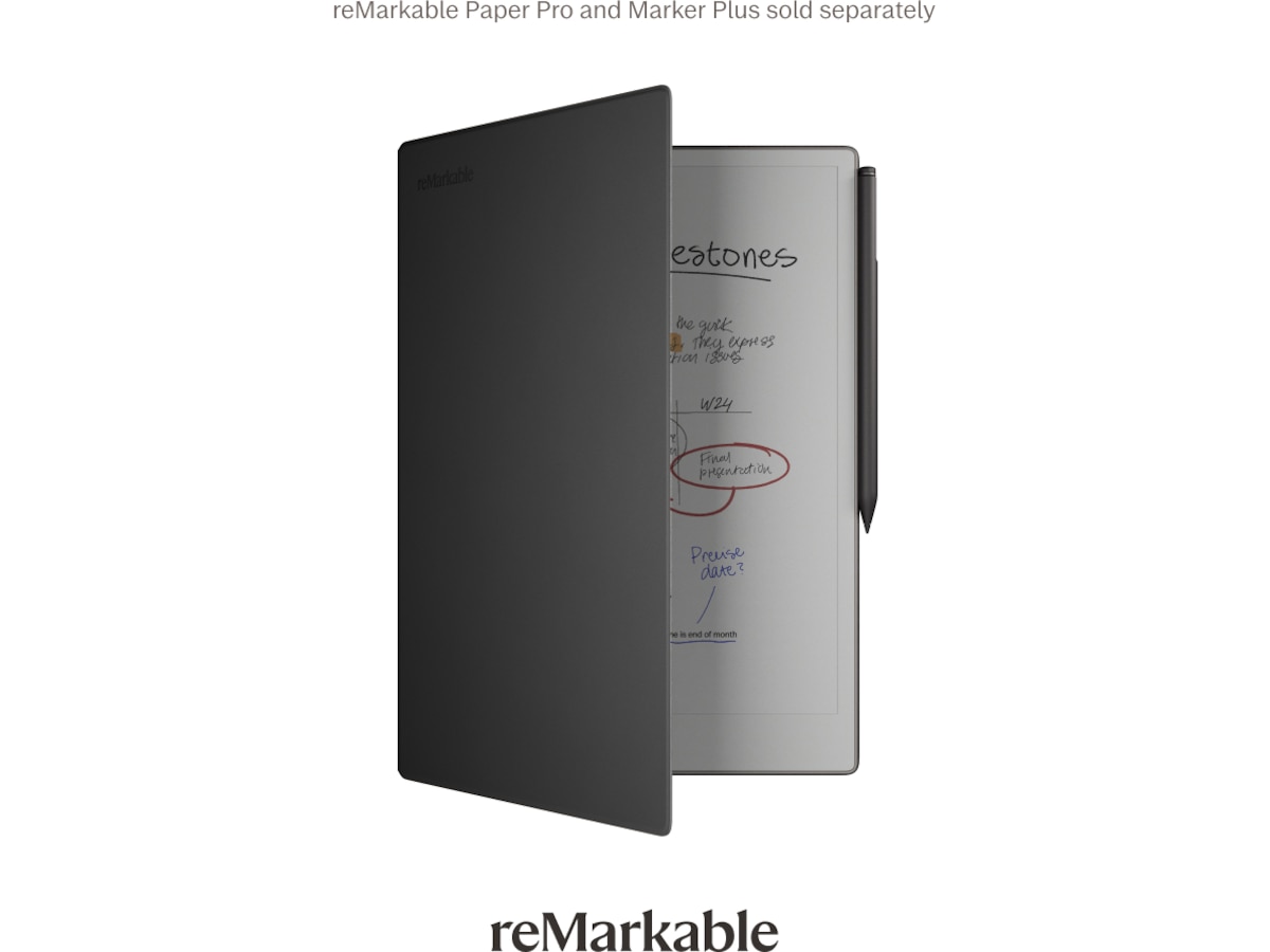 reMarkable Paper Pro Book Folio (sort) Tilbehør til digitale notatblokker