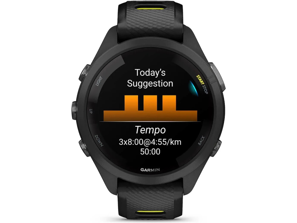 Garmin Forerunner 265S 42mm GPS (sort) -B-Grade Demo klokker