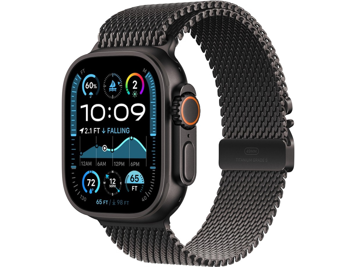Apple Watch Ultra 2 49mm GPS + LTE Titan (sort) -B-Grade Demo klokker