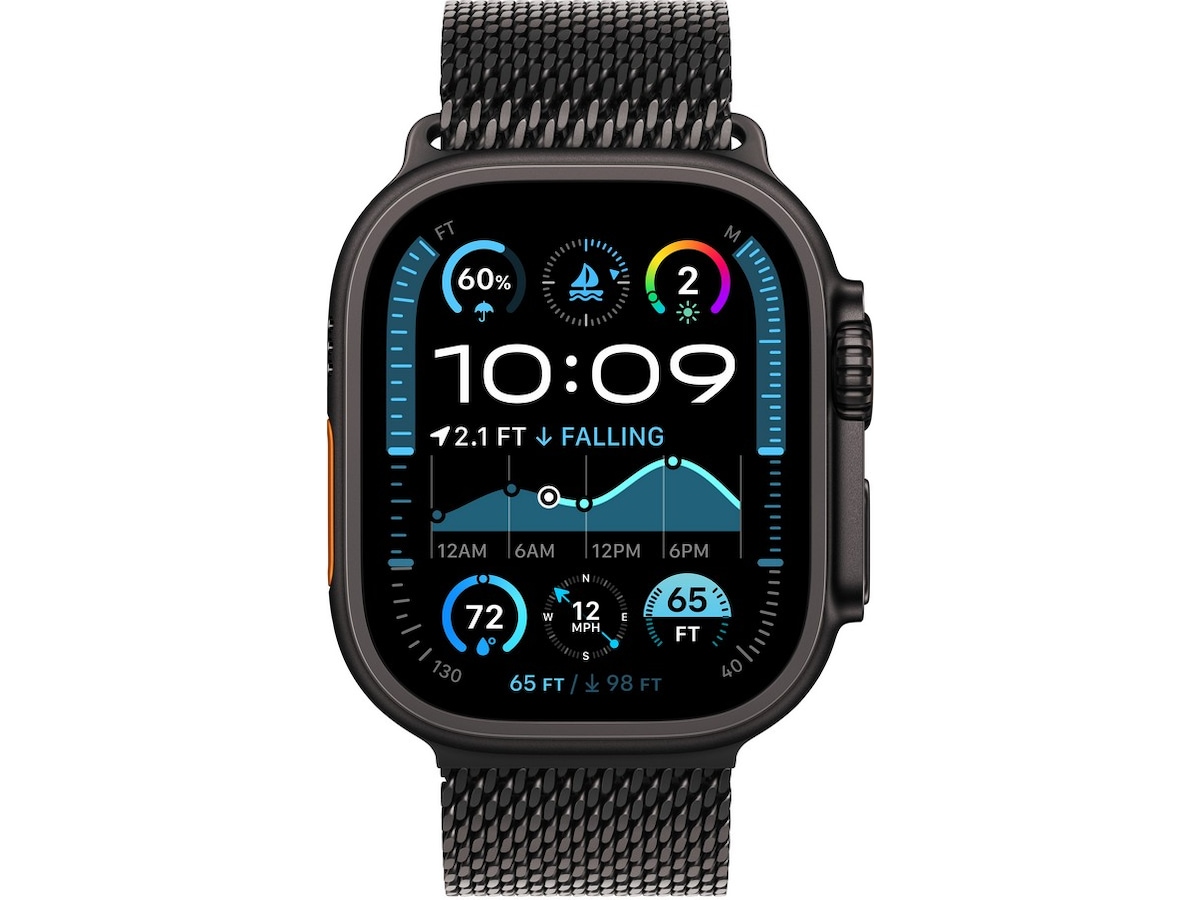 Apple Watch Ultra 2 49mm GPS + LTE Titan (sort) -B-Grade Demo klokker