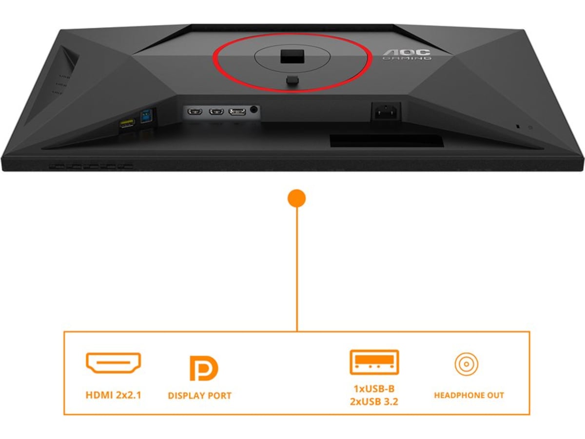 AOC 27" 4K gamingskjerm U27G4R Gamingskjermer