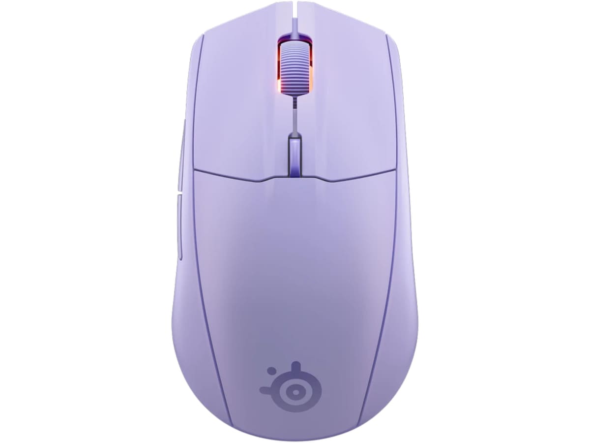 SteelSeries Rival 3 Gen 2 trådløs gamingmus (lavender) Gamingmus