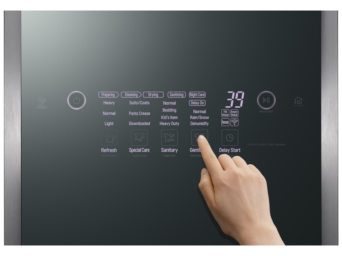 LG S3MFC Styler Dampskap Dampvaskere