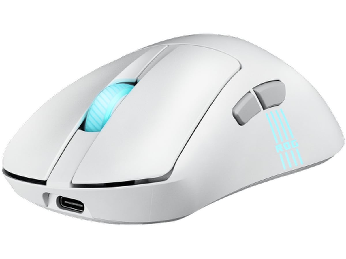 Asus ROG Keris II Origin Trådløs Gamingmus (hvit) Gamingmus