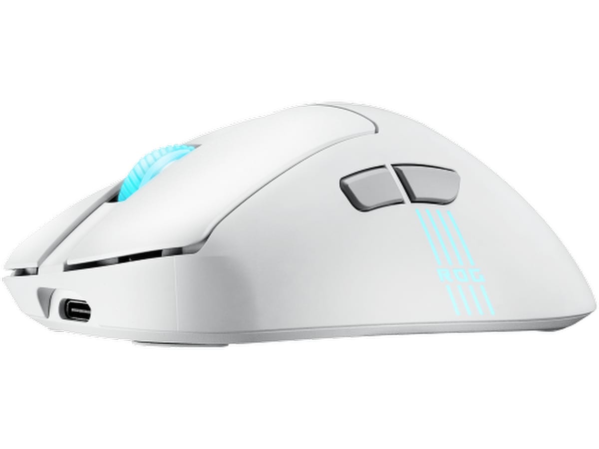 Asus ROG Keris II Origin Trådløs Gamingmus (hvit) Gamingmus