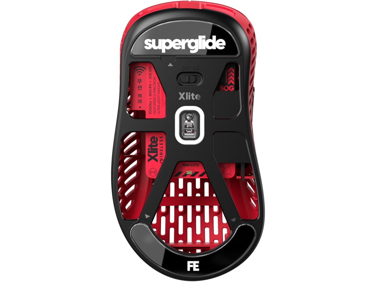 Pulsar Superglide Type-C Xlite Series (sort) Tilbehør til gaming- tastatur og mus