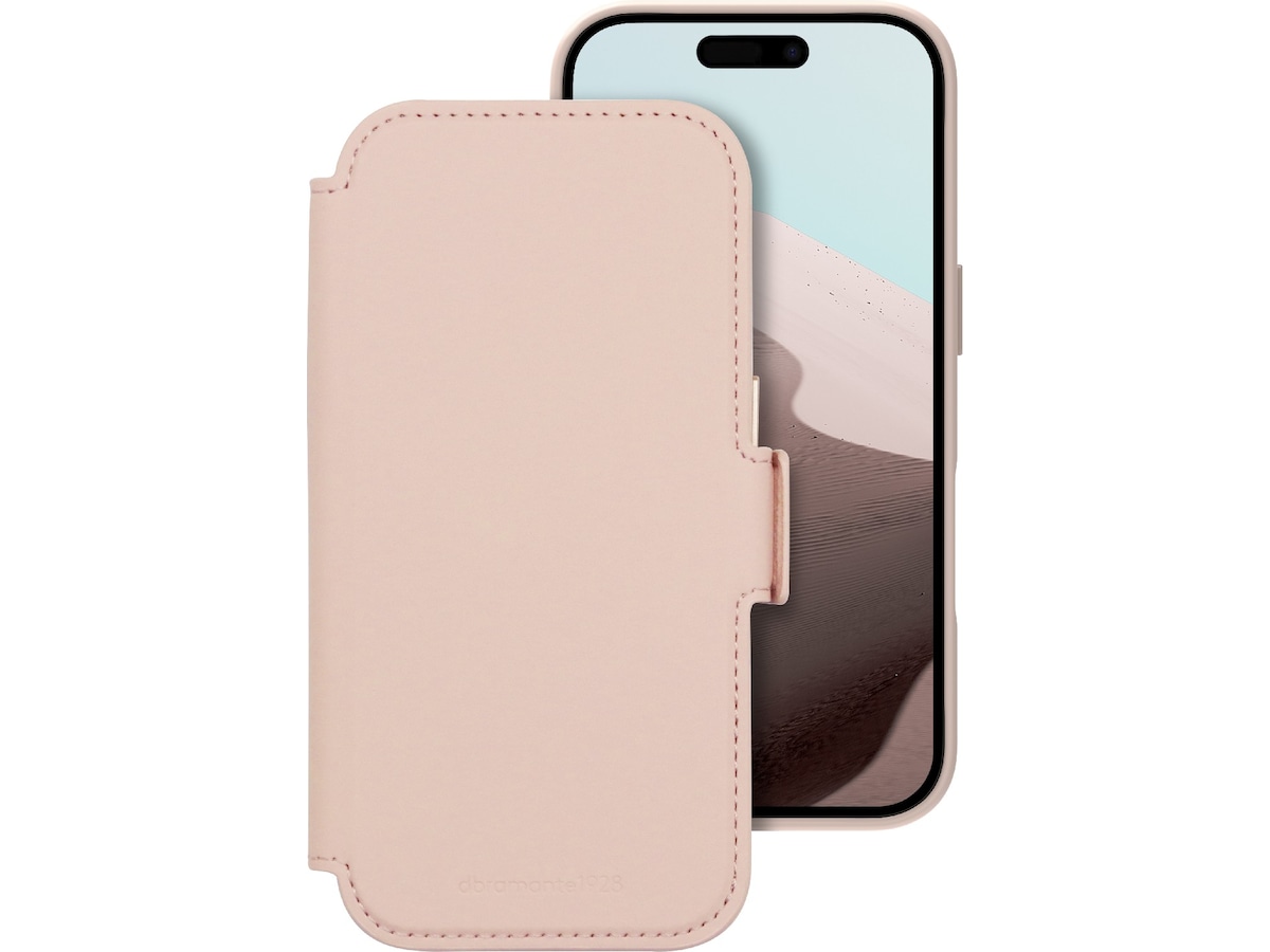 dbramante1928 iPhone 17 Lynge 2-i-1 Lommebokdeksel (pink sand)