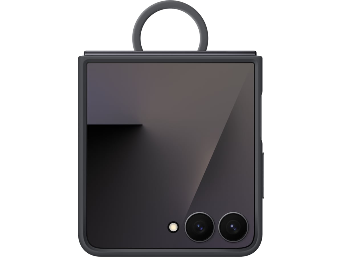 Samsung Galaxy Z Flip7 Ring Silikondeksel (black) Mobildeksel
