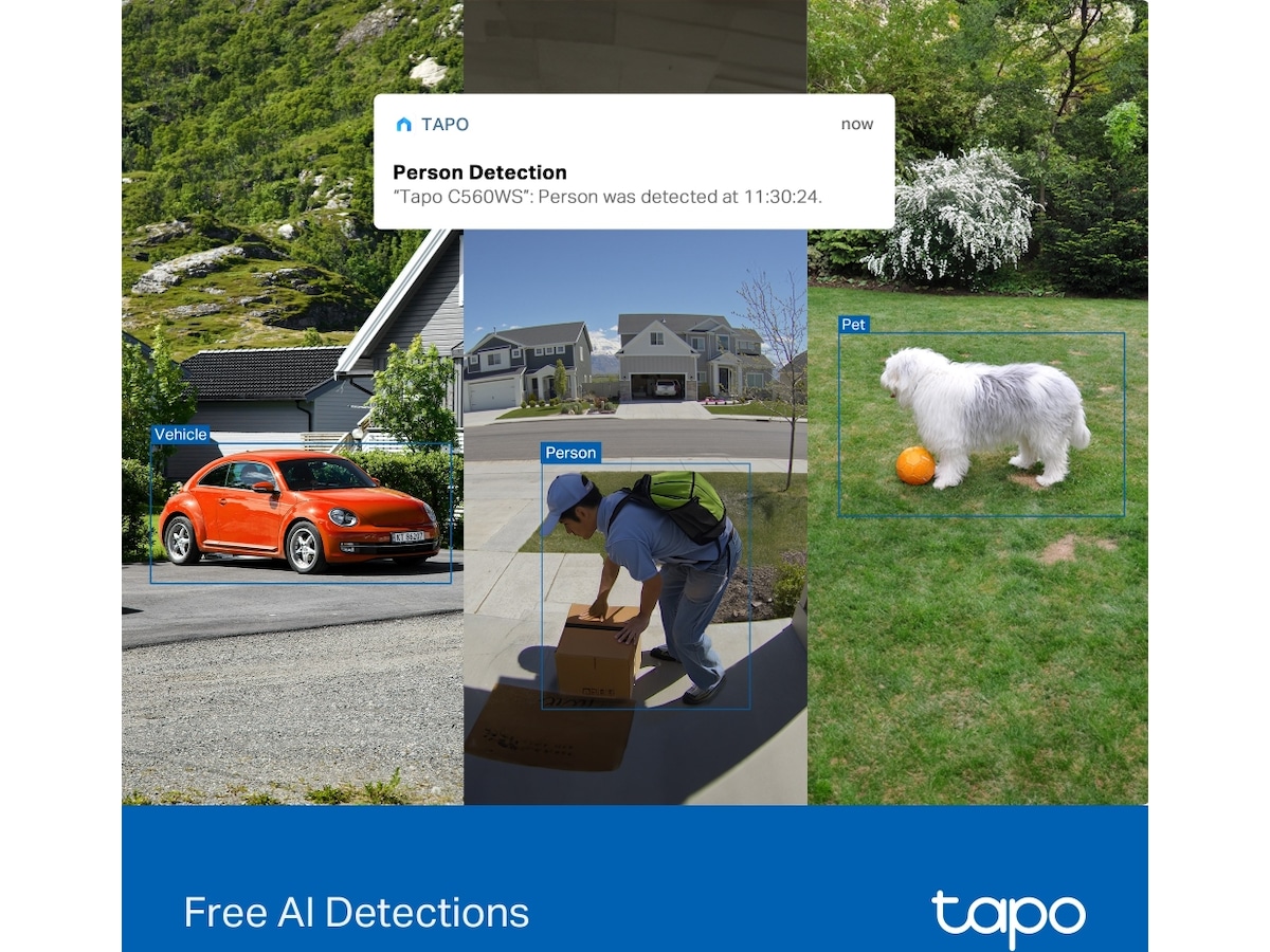 TP-Link Tapo C560WS 4K utendørs overvåkningskamera Overvåkningskameraer