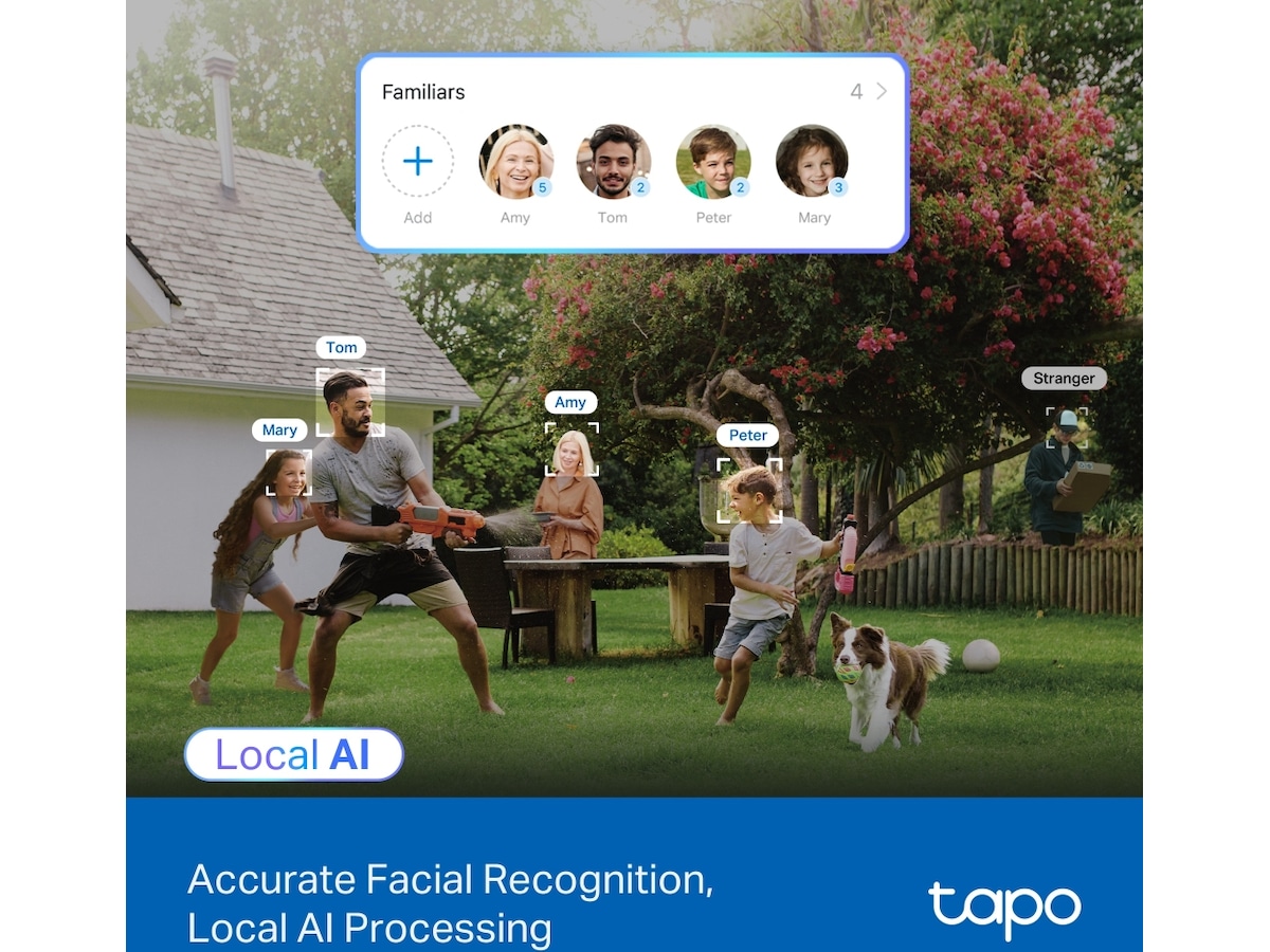 TP-Link Tapo C560WS 4K utendørs overvåkningskamera Overvåkningskameraer