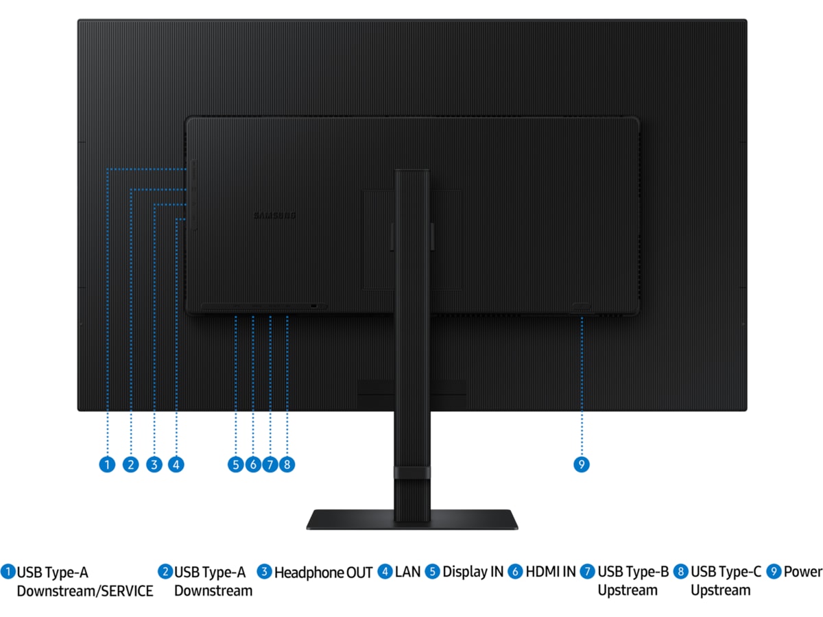 Samsung 37" ViewFinity S8 4K skjerm S37D800UA Skjermer