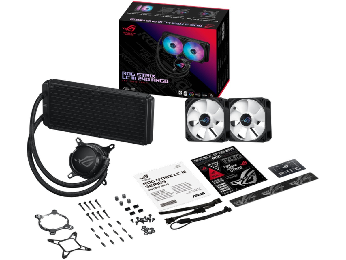 Asus ROG Strix LC III 240 ARGB Kjøler (sort) -B-Grade Demo annet i datautstyr