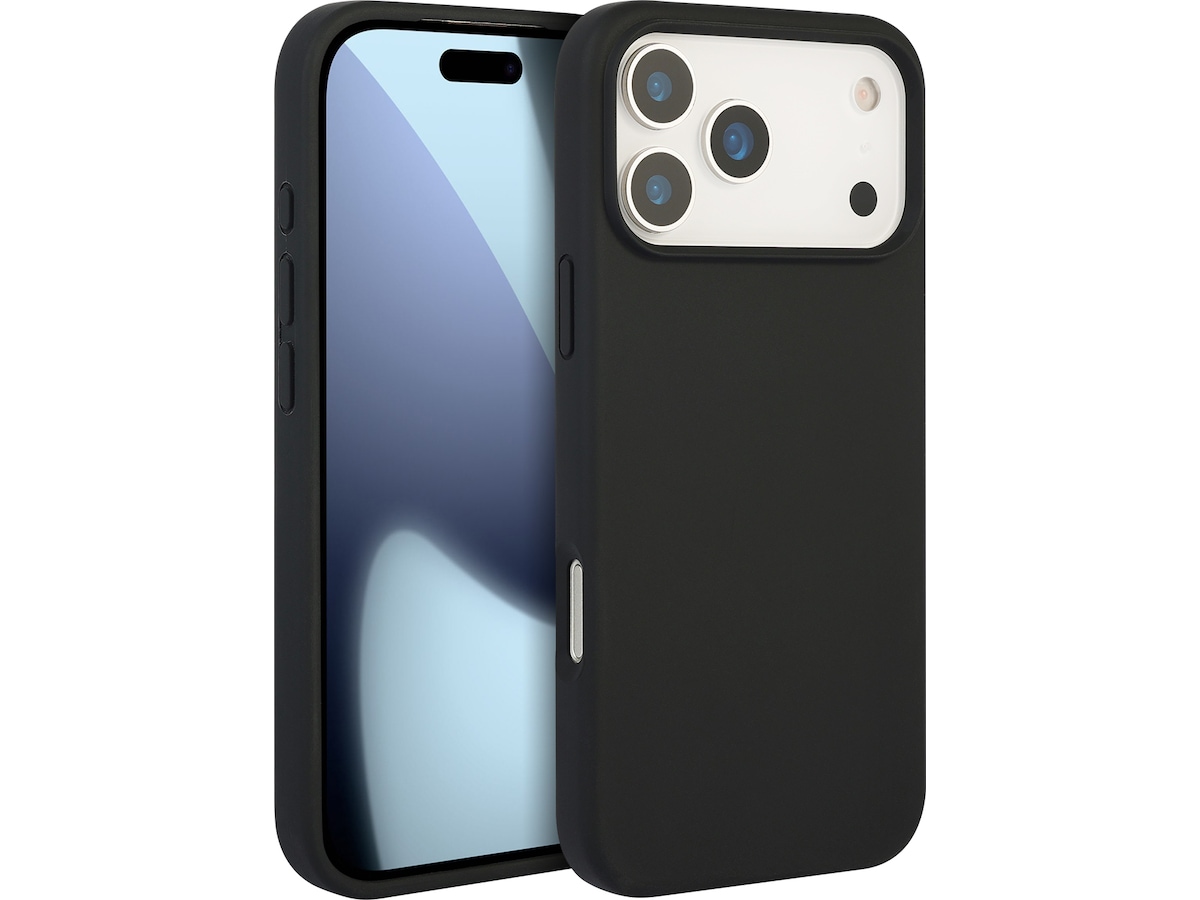 iiglo iPhone 17 Pro Max Magnetic Silikondeksel (sort) Mobildeksel