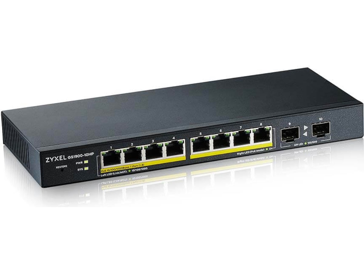 Zyxel Switch GS1900-10HP Switch