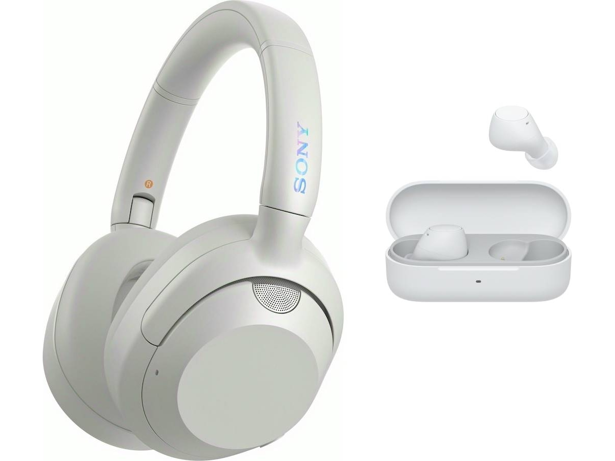 Sony ULT WEAR trådløse hodetelefoner Over-Ear med mic (hvit) Hodetelefoner