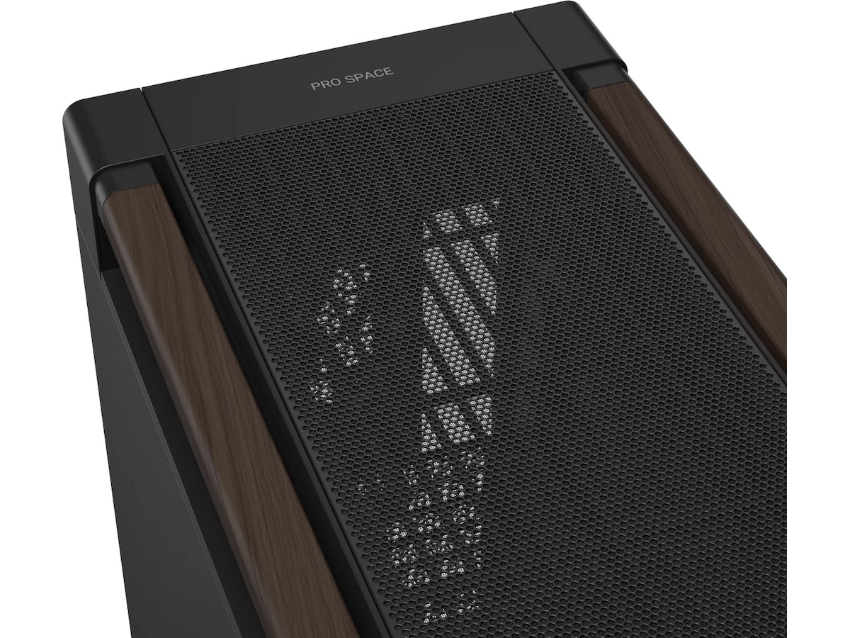 Asus PA602 PROART Walnut Wood Metal PWM Modern Mid Tower (sort) Mini/Micro/Nano tower