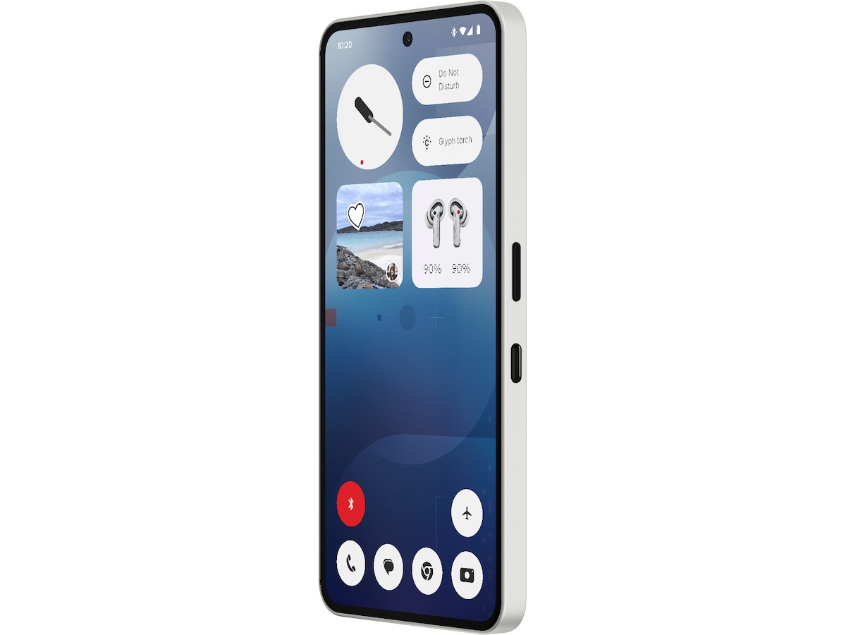 Nothing Phone (3a) 128GB (hvit) -B-Grade Demo mobiltelefoner