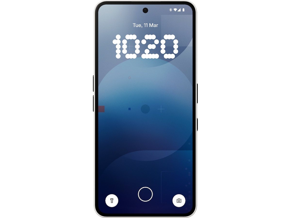 Nothing Phone (3a) 128GB (hvit) -B-Grade Demo mobiltelefoner