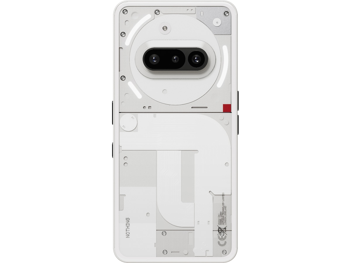 Nothing Phone (3a) 128GB (hvit) -B-Grade Demo mobiltelefoner