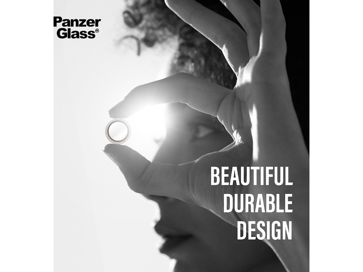 PanzerGlass iPhone Air Hoops Linsebeskytter (glitter gold) Skjermbeskytter